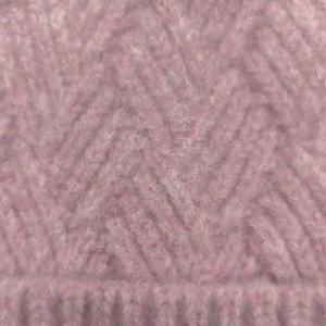 Varm vinter mode blend kabel flad strikning hat