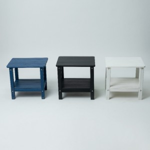 Udendørs sidebord med hvid farve