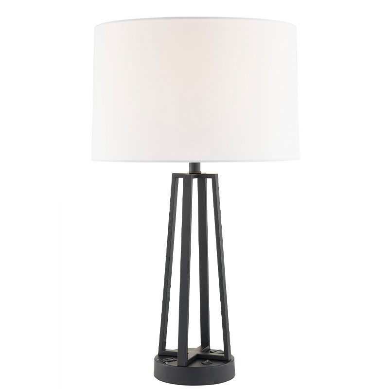 Mørke bronze -nætter og lys med en på/off -rocker -switch, en praktisk afsætningsmarked og en USB -opladningsport på hotellets værelse