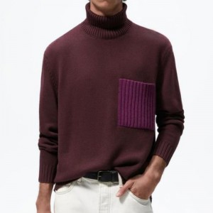 2023 Winter Warm Turtleneck Pullover Sweater til mænd