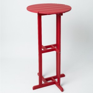 Rund udendørs sidebord