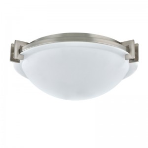 Staybridge Suites hotelloftslampe med børstetnikkel finish på værelse