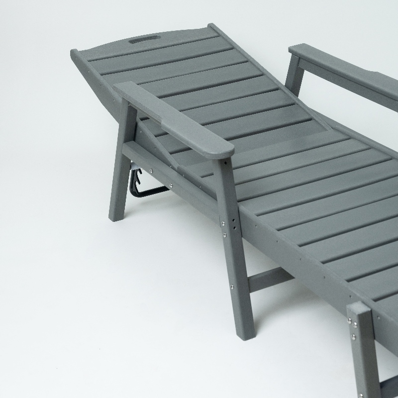 Udendørs gårdhave chaiselounge stol