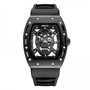 Mode kranium mænd kvartsur Baogela Creative Dial Watch For Men Clock Gold Life Waterturf MEN