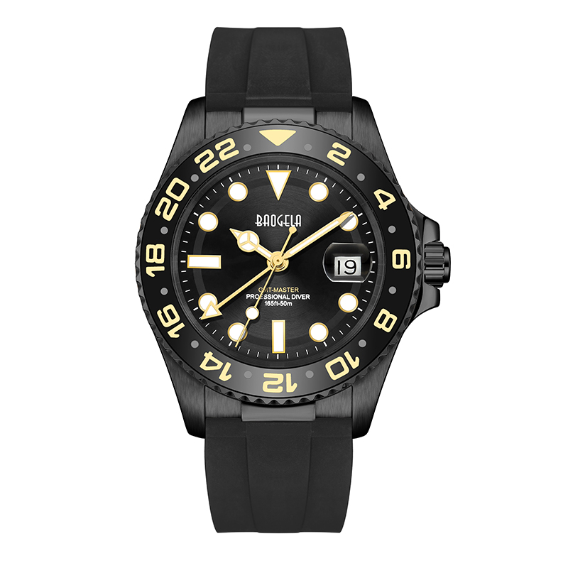 Baogela Top Brand 50m Vandtæt Rose Gold Watch Men Quartz Watch Diving Fashion Couples Sport Watch Swiss Movement Wristwatch 22805