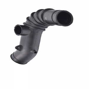 Sort bilmotor gummi luftindtag filter slange