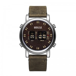 Baogela Fashion Men \\\\ \'s Roller Design Business Clock Men Quartz Watch Leather Waterproof Casual Sport Herre Watch Relogio Masculino 22703