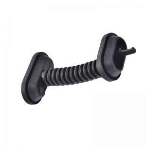 Sort gummi ledningssele bælge til bildør