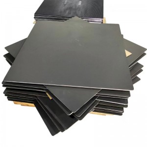 Gaffeltruck sort aluminiumslegering klemme gummiplade