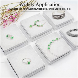 Enkel stil brugerdefineret smykkeskrin