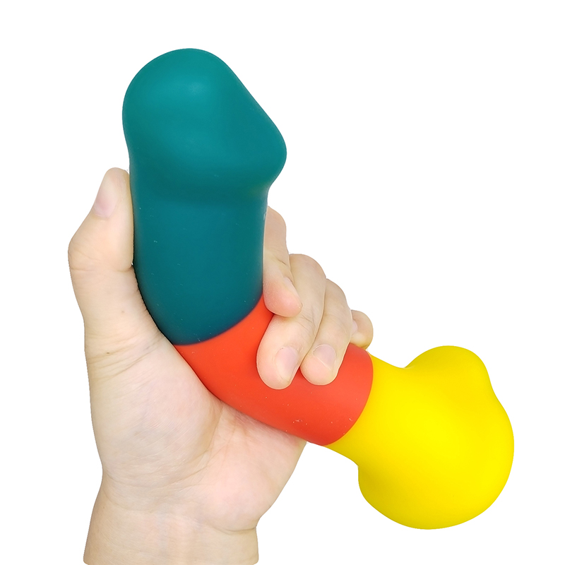 JC897 Engros populær simulering pik penis didol sex legetøj sucker kvinder enorme realistiske julefarve dildoer til kvindelige mænd