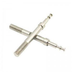 CNC-bearbejdning af formede lange skruer Medicinske dele Ikke-standarddele Tilpasset præcisionsakselbehandling