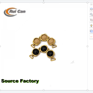 Sko spænde zinklegering