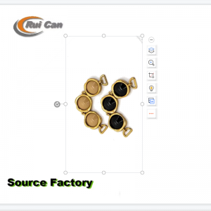 Sko spænde zinklegering