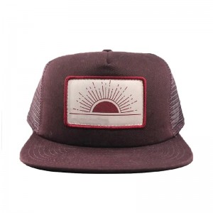 Fabrik engros svampetnet hat tilpasset logo broderet baseball hat