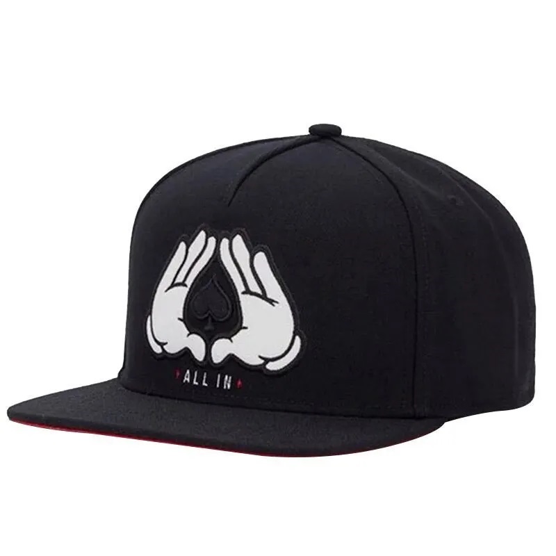 Billig kvalitet tilpasset logo sportshætter justerbar almindelig flad hip hop hatte 6 panel blank snapback baseball caps