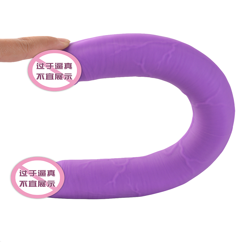 832 lesbisk dobbelthoved voksen sex legetøj dobbelt dildo penetration hoved dobbelt side sluttede dildo for par kvinder homoseksuel