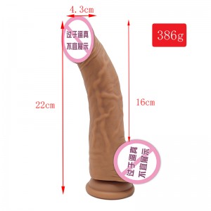 874 Realistisk dildo silikone dildo med sugekop g-spot stimulering dildoer anal sex legetøj til kvinder og par