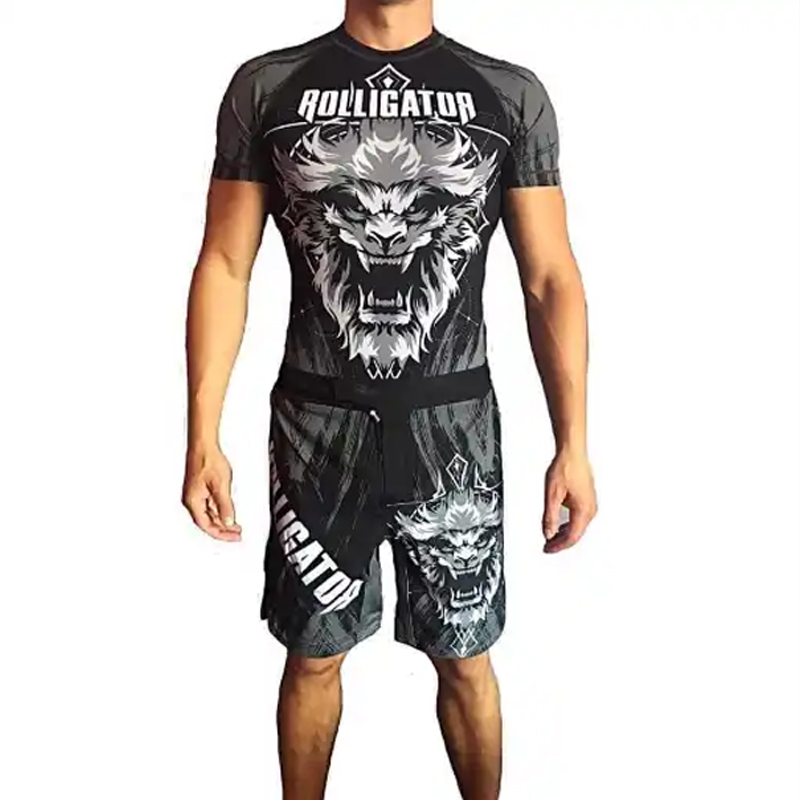 Engros aftensmad bedre leverandør af brugerdefinerede premium herre udslæt vagter Bjj Nogis, Jiu Jitsu Gi Rash Guard
