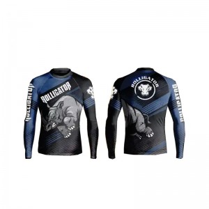 Engros aftensmad bedre leverandør af brugerdefinerede premium herre udslæt vagter Bjj Nogis, Jiu Jitsu Gi Rash Guard
