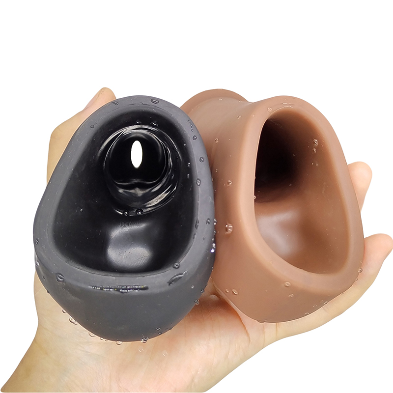 JC-Z102#Hot Selling Super Soft Genanvendelig mandlig sexlegetøj Penis Extension Sleeve Dick Forstørrelse Silikone Realistiske dildoer til mænd