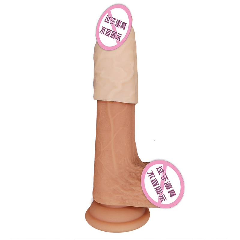 841 Realistic Penis Sleeve Penis Cover Extender Kondomer til mænd Genanvendelig Liquid Silicon Dildo Penis Sleeve Extender til mænd