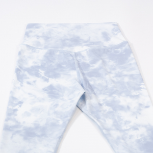 Tie-dye print hofte lift yogabukser