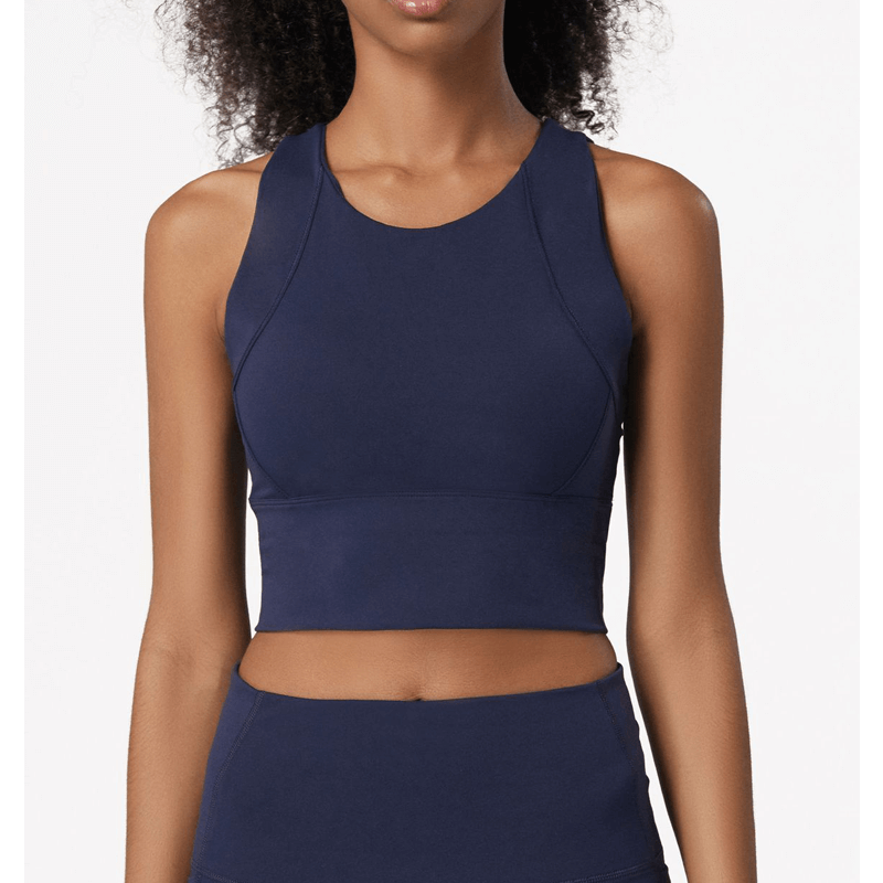 Fast farve stødbestandigt stitch yoga vest