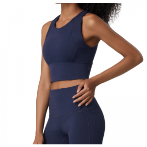 Fast farve stødbestandigt stitch yoga vest