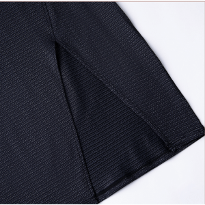 Split o hals faste farve yoga t-shirts