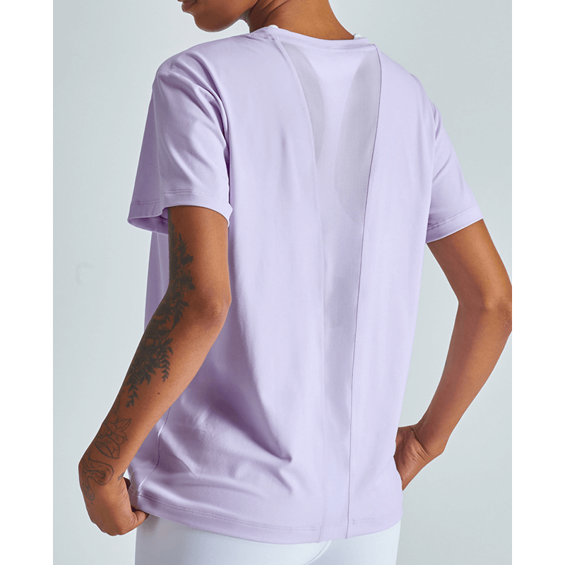 Gasbind patch o hals yoga t-shirts