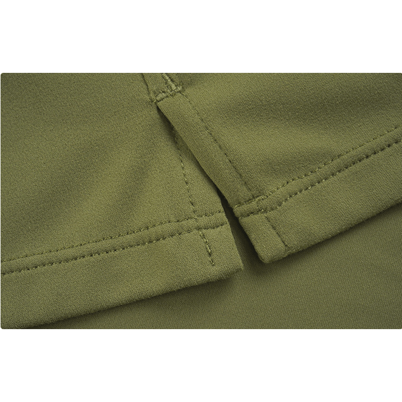 Løs solid farve split yoga skjorter