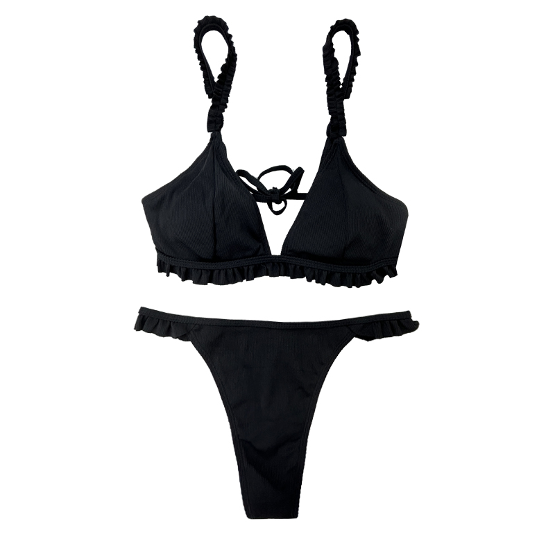 Flounce rem to-stykker badedragter