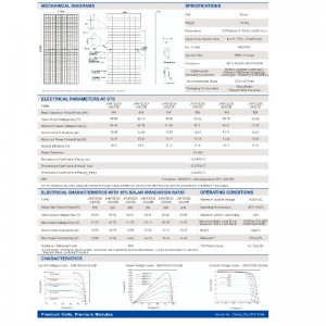 550 W-610 W Photovoltaic Solar Energy System Factory Direct Sales fra Kina