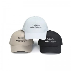 Engros sommer udendørs amerikansk 5 panel En ramme baseball cap og golfhat motorcykel trucker cap strapback cap til mænd