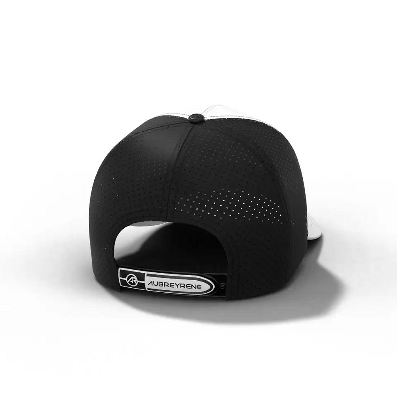 Ny design mode trucker hat brugerdefineret patch åndbar 5 panel buet brim baseball cap med reb