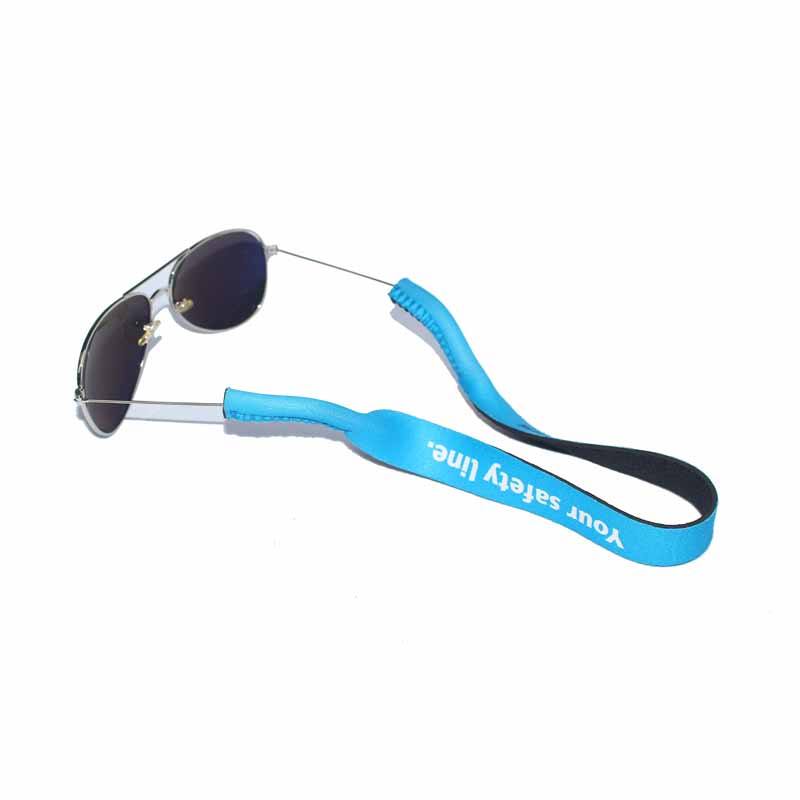 Salgsfremmende gave Brugerdefineret Print Logo Justerbar Neopren solbriller Stropp Briller Sportsbåndstropper