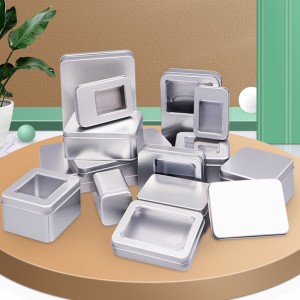 Elektronik emballageboks tinplate boks rektangulær kasse gavemballage boks