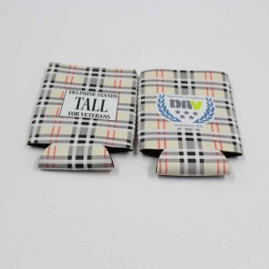 Oprettet i China Custom Logo Isoleretneopren Stubby Slim Beer Sleeve 12oz kan køligere Coozies