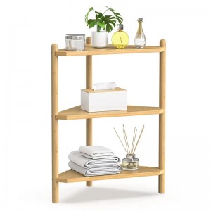 Bambus bruser hjørne stativ