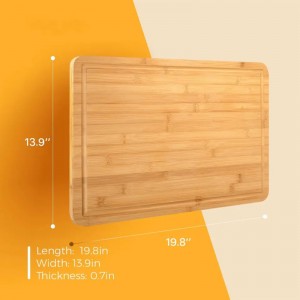 Huggestavle med rille