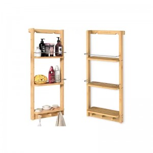 Brugerdefineret design Bambus badeværelsesopbevaringshylde