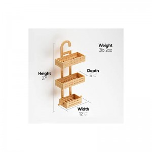 Total bambus hængende brusestativ