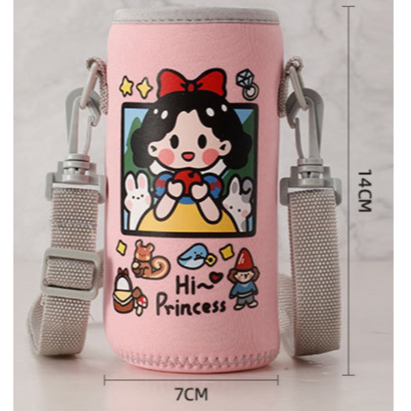 Engros Spot Glass Water Cup Cover Diving Material Cup Cover Printable Creative Thermos kan køligere Coozies