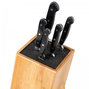 Bambusindsæt knivholder