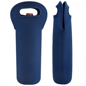 Brugerdefinerede vanddrikke ølholder isoleretneopren hånd taske vinflaske bærer køligere taske til rejsepiknik