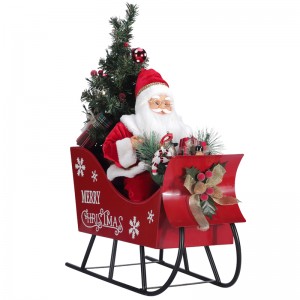 TM-95113 50*27*60 Santa Claus med Sleidge