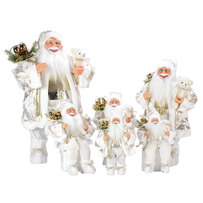 T24-Z010 30 ~ 110 cm Julemanden Santa Claus Decoration