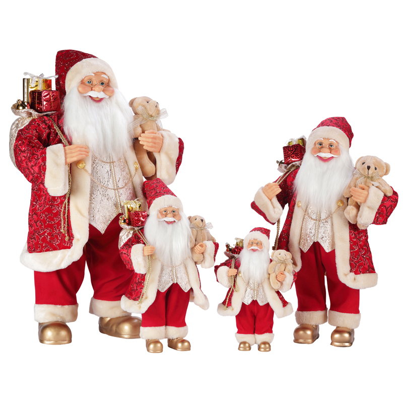 T24-Z011 30 ~ 110 cm Julemanden Santa Claus Decoration