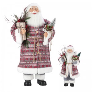 T24-S111 30 ~ 110 cm Julemanden Santa Claus Decoration